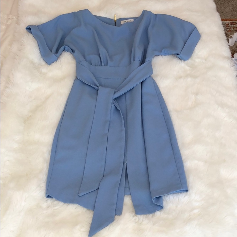 ASOS pale blue pencil dress